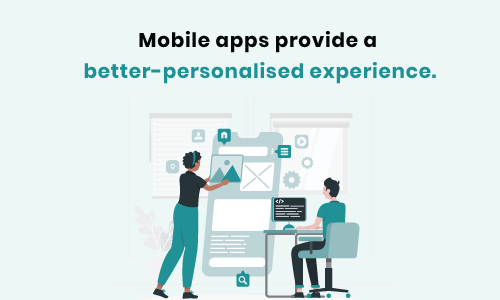 Mobile apps provide a better-personalised experience